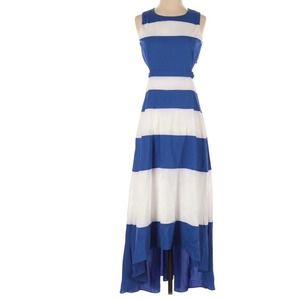 🆕 Gracia dress, blue white striped, Med